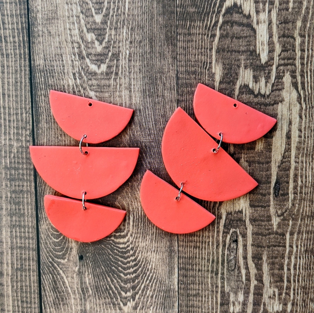Polymer clay earrings 3 for $30